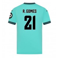 Wolves Rodrigo Gomes #21 Vonkajší futbalový dres 2025-26 Krátky Rukáv